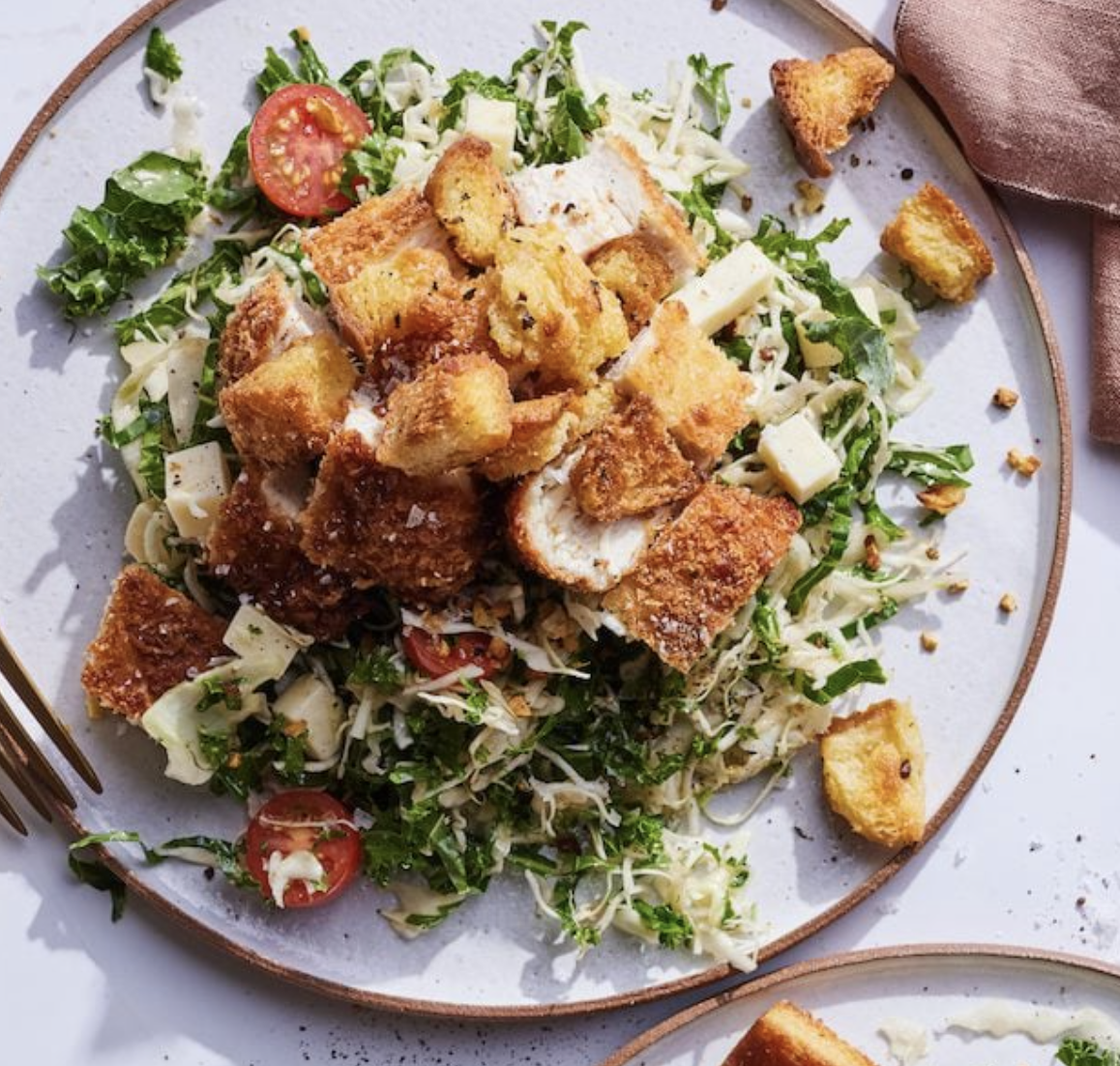 Crispy Fried Chicken Salad